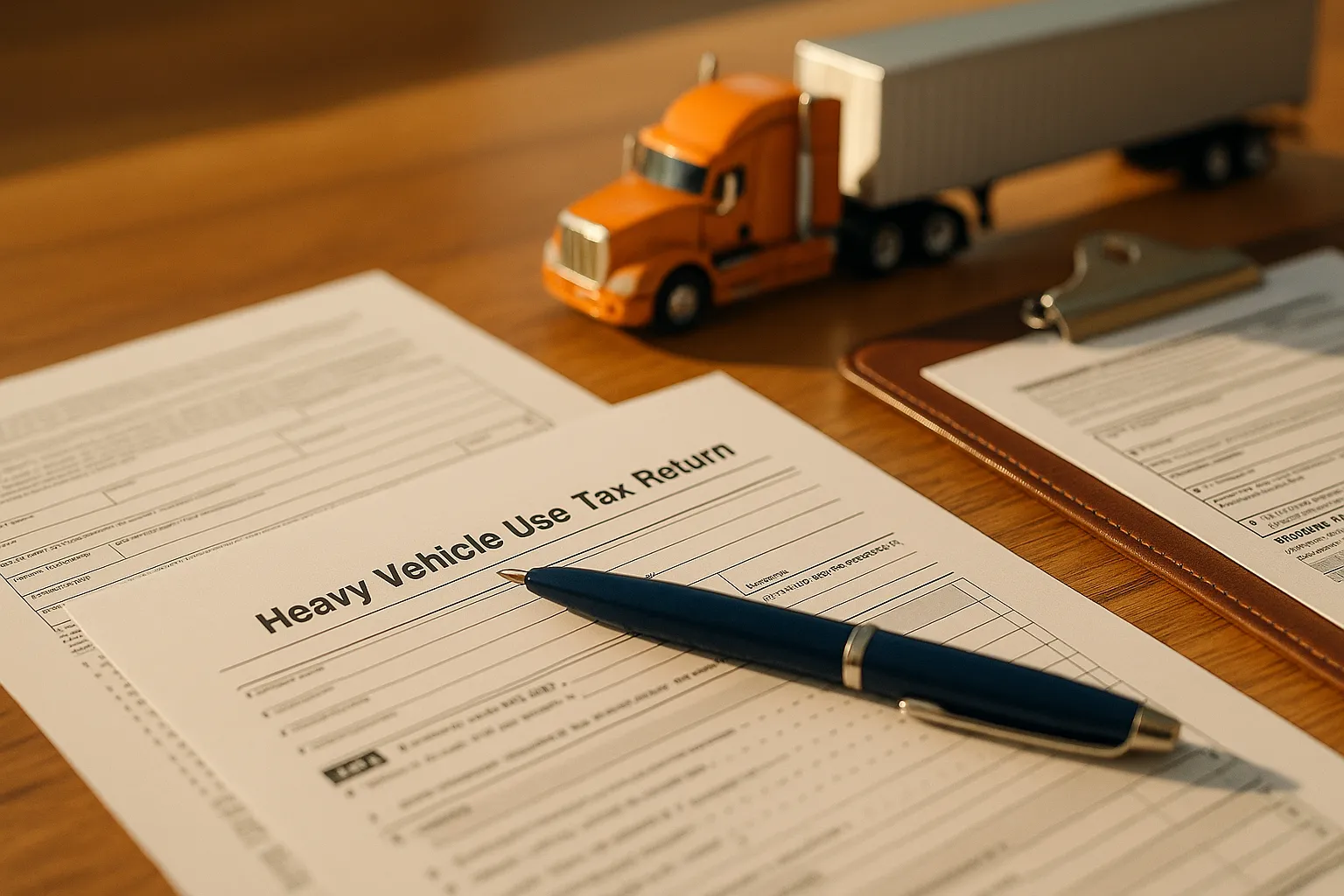 Detail illustration: Form 2290 (HVUT) — гид по Heavy Vehicle Use Tax 2026