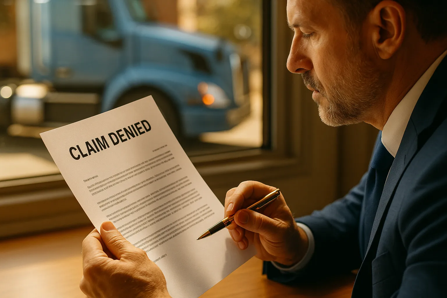 Detail illustration: Truck Insurance Claim Denied? Here's What to Do [2026]
